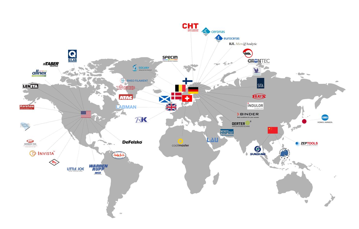 來自全球的合作伙伴